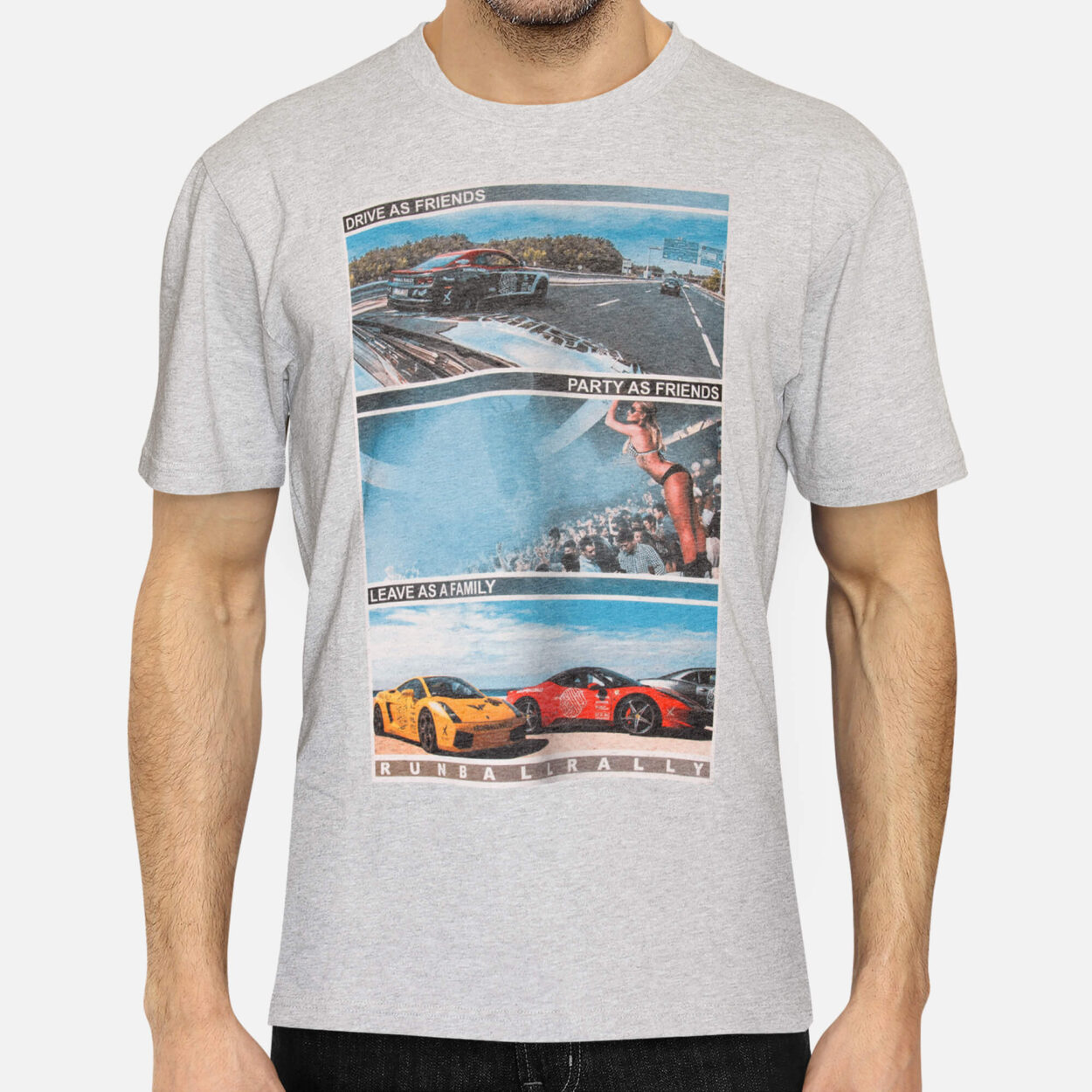 Limited Edition - Runball Grey Shirt - Men - Boys T-shirts