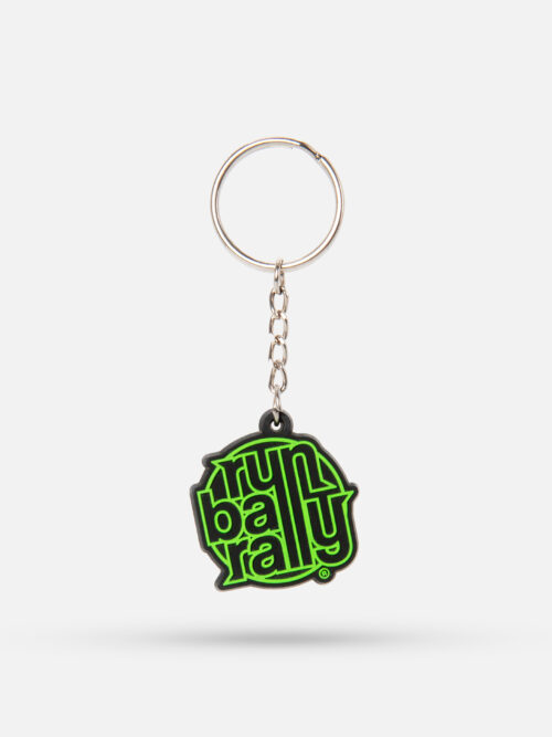 Green Runball Rally Key Ring