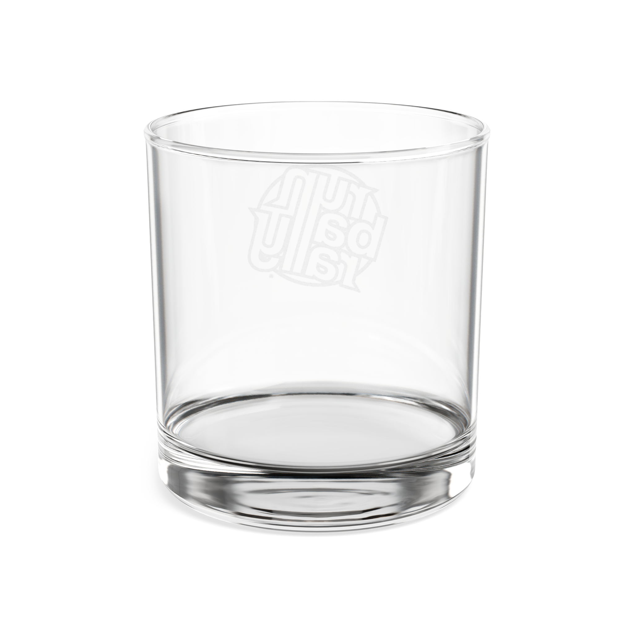 Engraved Runball Whiskey Glass