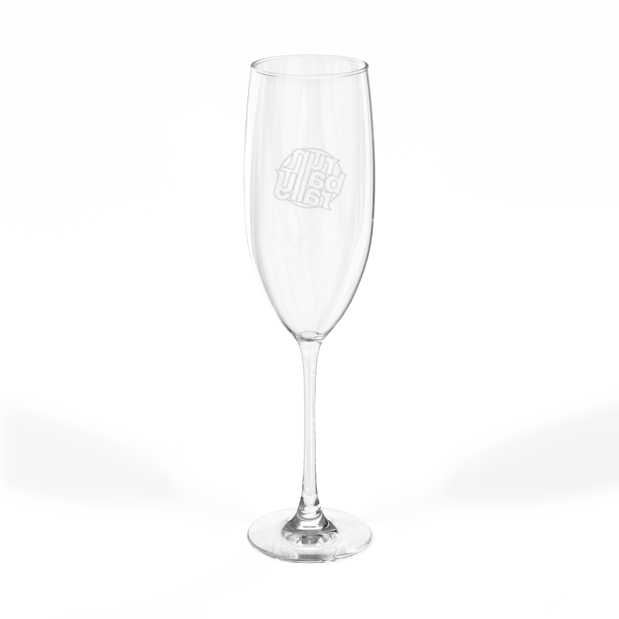 Engraved Runball Champagne Flute