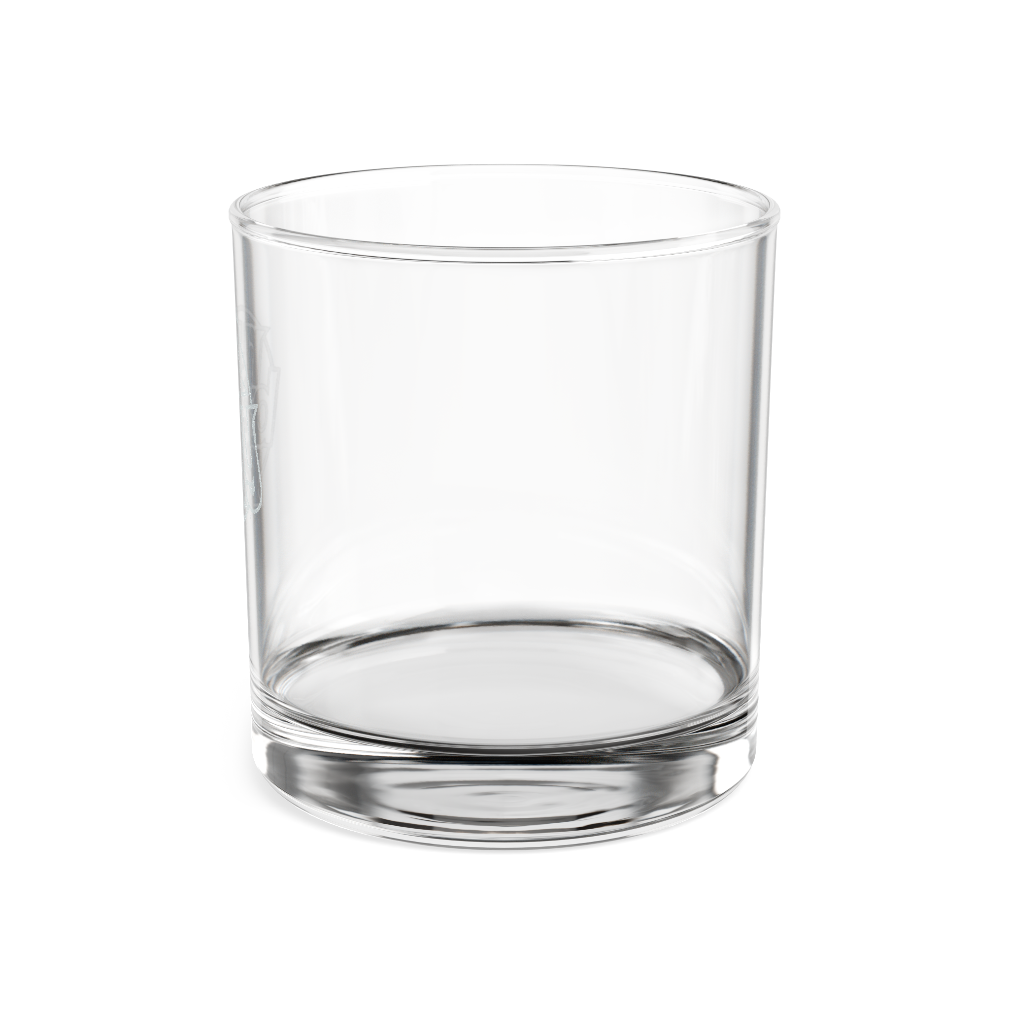 Engraved Runball Whiskey Glass