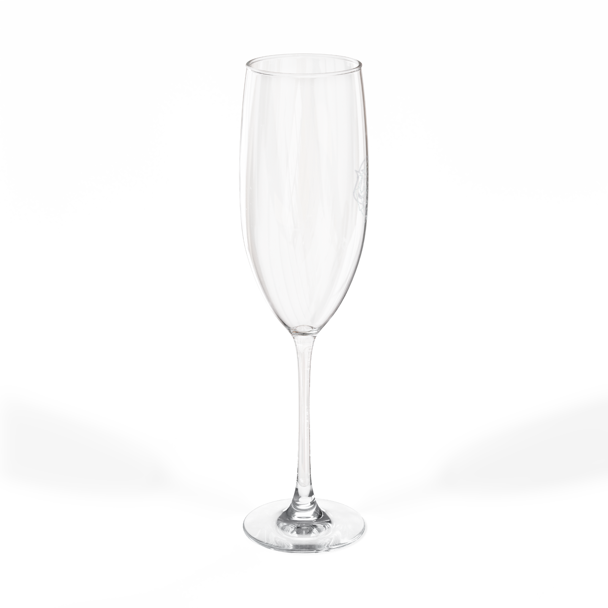 Engraved Runball Champagne Flute