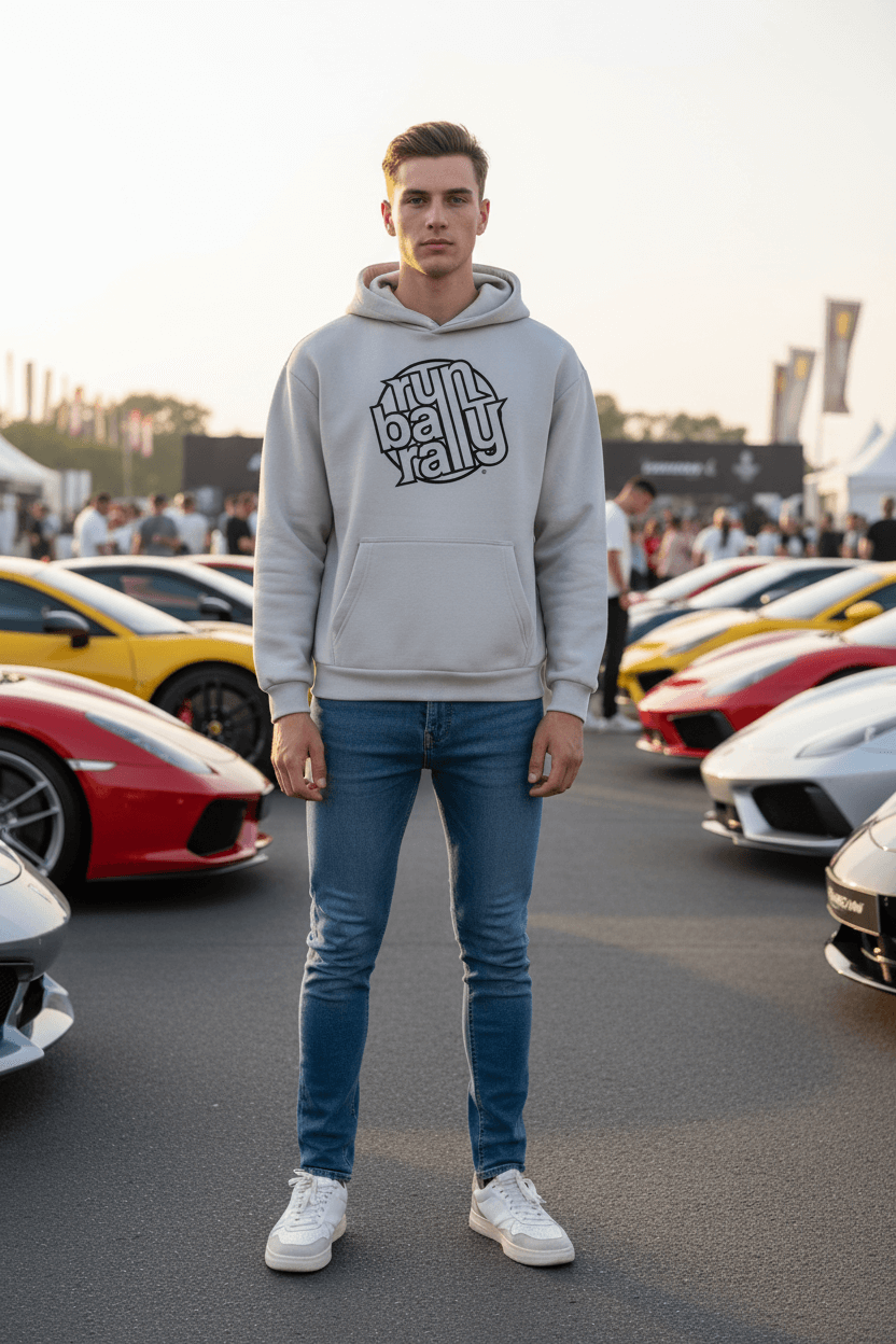 Runball Asphalt Fluffy Hoodie – Cozy, Stylish, and Versatile